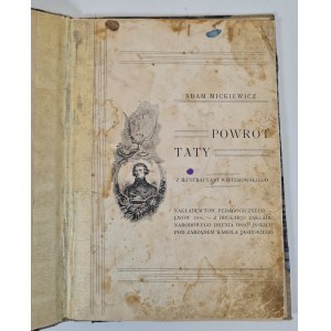 MICKIEWICZ Adam - Powrót taty. Z ilustracjami L. Winterowskiego, wyd.1906