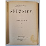 HUGO Wiktor - NĘDZNICY - tomy 3-4 i 7-8 i 9-10 w 3 wol., wyd. 1900