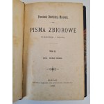 DZIERŻKRAJ-MORAWSKI - PISMA ZBIOROWE wierszem i prozą (tomy I, II, IV) wyd. 1882