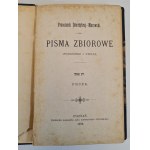 DZIERŻKRAJ-MORAWSKI - PISMA ZBIOROWE wierszem i prozą (tomy I, II, IV) wyd. 1882
