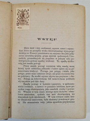 BRANDES J. - LE PRINCIPALI PRATICHE DELLA LETTERATURA DEL XIX SECOLO, Lezioni tenute all'Università di Copenaghen, Volume III, ed.1882