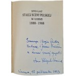 KULIGOWSKA Anna - STO LATY SCENY POLSKIEJ W ŁODZI 1888-1988 DEDICATION BY THE AUTHOR Illustrations