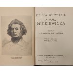 MICKIEWICZ Adam - DZIEŁA WSZYSTKIE Bände II-III, V-XII