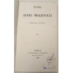 MICKIEWICZ Adam - PISMA Tom I-V Wydanie zupełne Paryż 1860-61 PIERWODRUKI