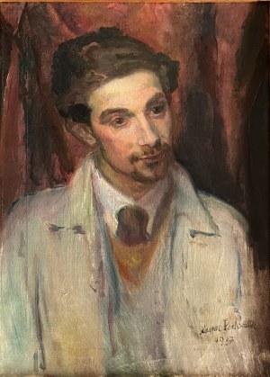 Kasper Pochwalski ( 1899 - 1971 ), Portret mężczyzny, 1937