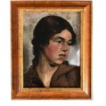 Ludomir Benedyktowicz ( 1844 - 1926 ), Portret dziewczyny, początek XX w. (?)