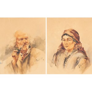 Franciszek Zajchowski, dvojice portrétů Horal a Horalka