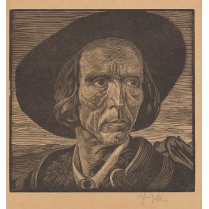 Władysław Skoczylas (1883 Wieliczka - 1934 Warschau), Kopf eines Dschunken, 1919