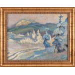 Stanisław Kamocki (1875 Warsaw - 1944 Zakopane), Winter in the mountains