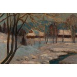 Mieczysław Filipkiewicz (1891 Kraków - 1951 Kraków), Landscape with a mountain stream, pre-Or 1941