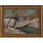 Mieczysław Filipkiewicz (1891 Kraków - 1951 Kraków), Landscape with a mountain stream, pre-Or 1941