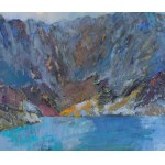 Jan Szancenbach (1928 Kraków - 1998 Kraków), Szary dzień z cyklu Morskie Oko, 1994