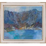 Jan Szancenbach (1928 Kraków - 1998 Kraków), Szary dzień z cyklu Morskie Oko, 1994