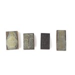 Zestaw czterech wzorów z pracowni ceramicznej