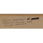 Mieczyslaw Serwin-Oracki (1912 Bochnia - 1978 Katowice), Landscape from Rycerka, 1967