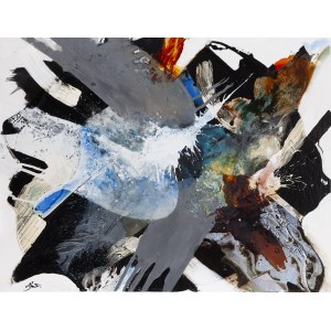 Michal Jamiol (b. 1979, Chmielnik), Dance of vibrating waves, 2024