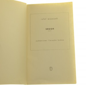 Song Season by Rafal Wojaczek [FIRST EDITION / 1969].