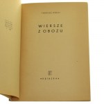 Wiersze z obozu Tadeusz Hołuj [Z księgozbioru Andrzeja Czcibor-Piotrowskiego / WYDANIE PIERWSZE / 1946]