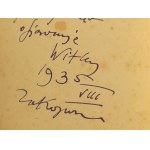Pojęcia i twierdzenia implikowane przez pojęcie istnienia 1917-1932 Stanisław Ignacy Witkiewicz [WYDANIE PIERWSZE / AUTOGRAF / 1935]