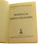 Instrukcja spadochronowa Dowództwo Lotnictwa W. P [1946]