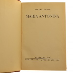 Marja Antonina Zweig Stefan [1933].