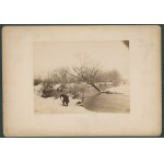 Rzeka w zimie [fotografia przed 1939]