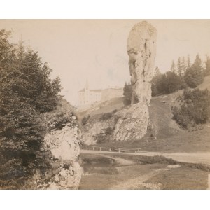 Zamek Pieskowa Skała Maczuga Herkulesa [fotografia przed 1939]