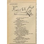 Kwartet ilustracja do kącika literackiego Latawiec Benedykta Hertza rysunek Ignacy Witz proj. il do Nowiny Literackie R. 2, nr 45 7 listopada 1948 [tusz papier / 1948]