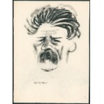 [portret] rysunek Zbigniew Lengren [tusz / papier]