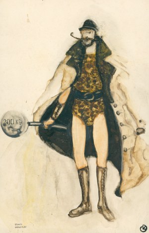 Strongman Hercules proj. Janusz Kijański [costume design for the play 