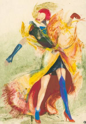 Mimi proj. Janusz Kijański [costume design for the play 