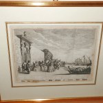 Wie die Neapolitanische Edel Frauen Al'Fresco sehen fahren Melchior Küsel Grafika Akwaforta [Niemcy / 1670]