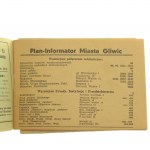 Plán - Informator Miasta Gliwic Wyk. St. Słowik [1945].