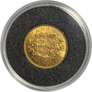 Canada 1912 $5 Gold Bank of Canada Hoard