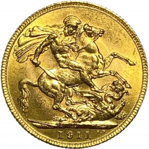 Canada 1911-C Gold Sovereign