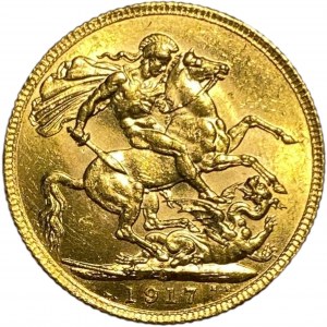 Canada 1917-C Gold Sovereign