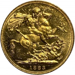 Australia 1883-M Gold Sovereign