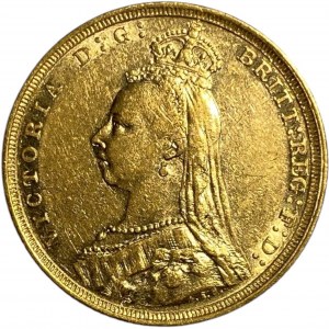 Australia 1891-S Gold Sovereign