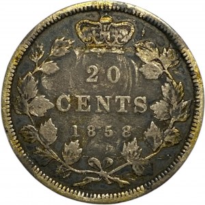 Canada 1858 20 Cents