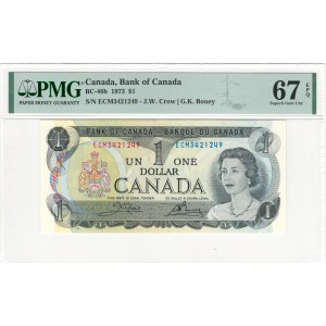 Bank of Canada 1973 $1 Banknote