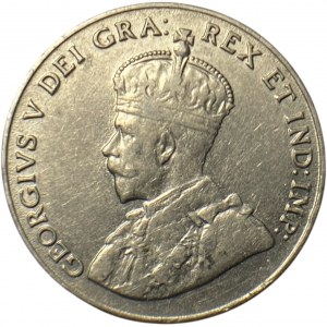 Canada 1925 5 Cents Key Date