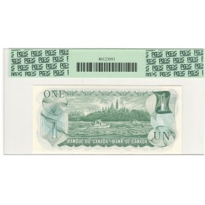Banque du Canada, billet de 1 dollar 1973