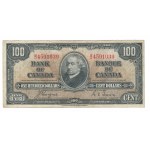 Bank of Canada 1937 od 1 do 100 dolarów - partia banknotów (7 sztuk)