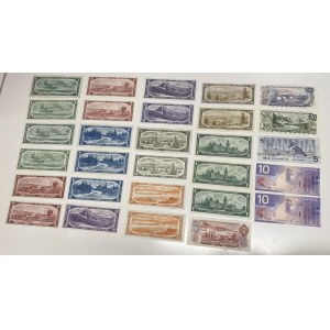 Bank of Canada $1 - $100 Banknote Lot (29 Pieces)