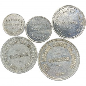 Canada 5 cent - $1.00 Savanne Lumber Co Merchant Token