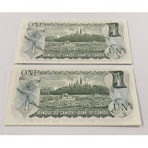 Bank of Canada 1973 $1 Banknotes Lot (20 Pieces)