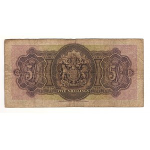 Bermuda 1937 5 Shillings Banknote