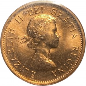 Canada 1963 Small Cent Hanging 3
