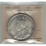 Kanada 1936 Strieborný dolár