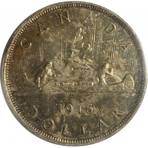 Canada 1946 Silver Dollar